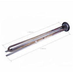 ТЭН для бойлера Ariston 1500W RF64 две трубки L-360mm D-65mm для ВН NTS FLAT50V/FLAT30V 10061