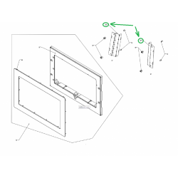 Держатель декоративной рамки встраиваемой СВЧ Haier HMX-BDG259X 0530064060