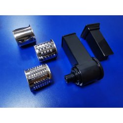 Набор насадок (корпус + тёрка + шинковка) для мясорубки Leran MG150G цвет чёрный Не поставляется!!!