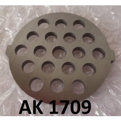 Решётка (cетка) крупная d53.5x4mm ячейка 6,5mm 19 отв. мясорубки MG105,MGS-2002 AK1709 в/з MG0053