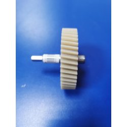 Шестерня Polaris/Panasonic с металическим валом D=82мм (косые зубья) H=73мм